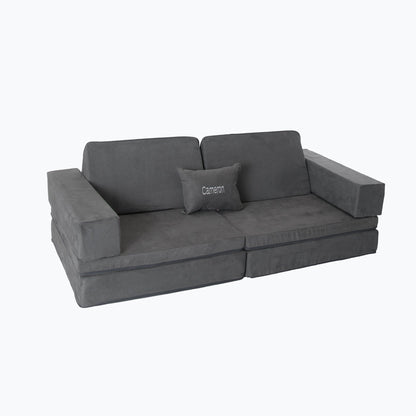 FoamOh! Nooknük Deluxe Play Couch Dark Grey FoamOh Deluxe Play Sofa