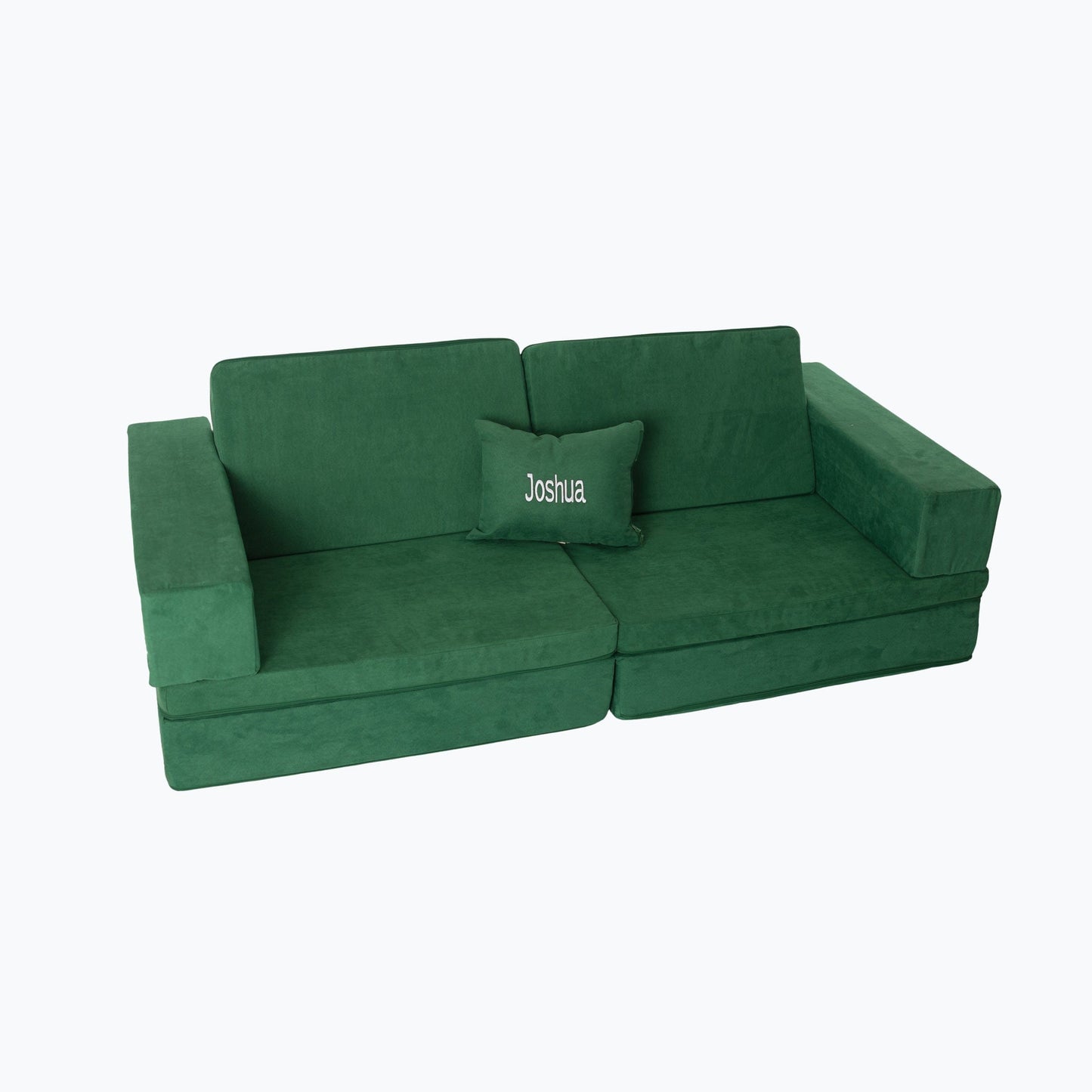 FoamOh! Nooknük Deluxe Play Couch Green FoamOh Deluxe Play Sofa