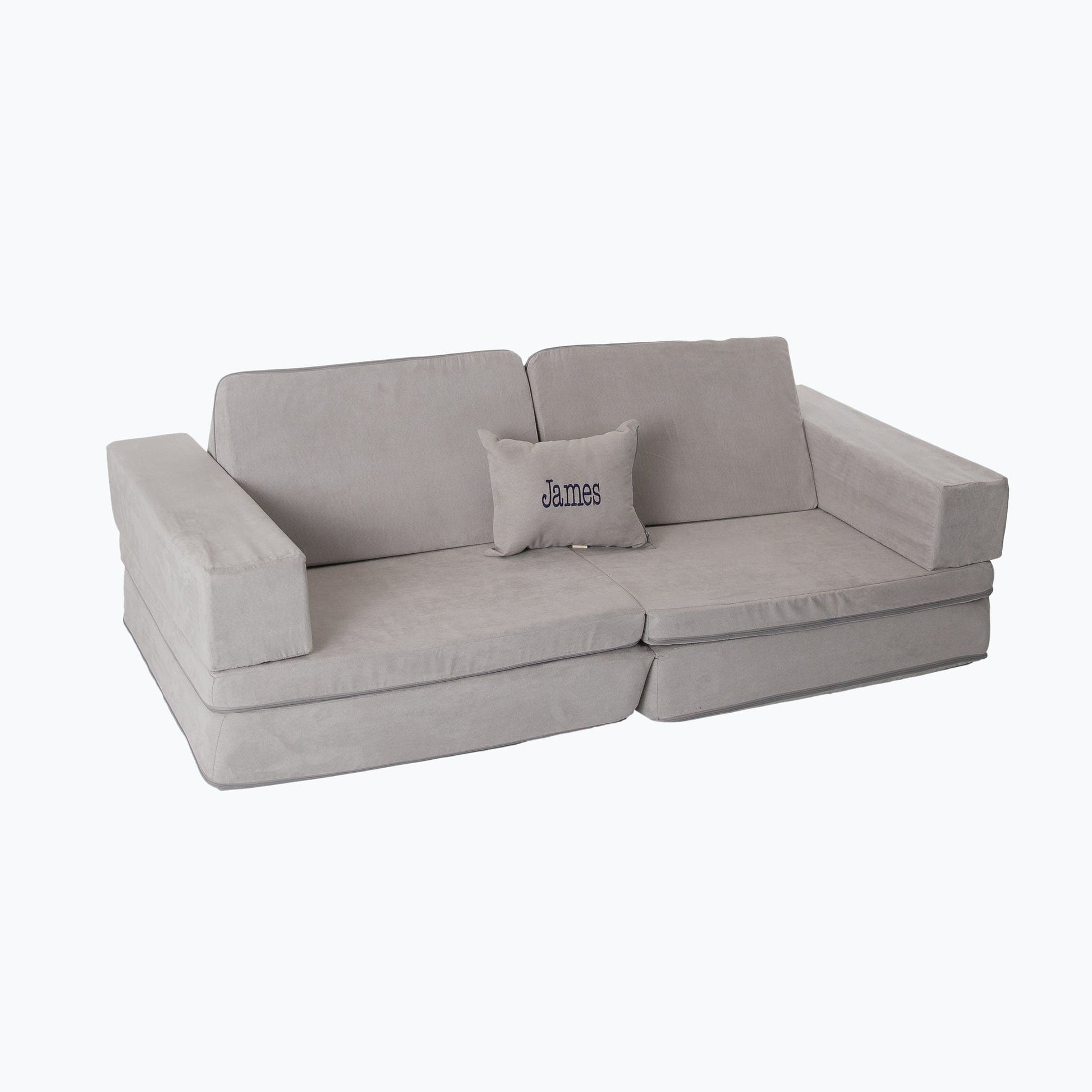 FoamOh! Nooknük Deluxe Play Couch Light Grey FoamOh Deluxe Play Sofa