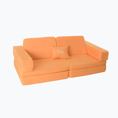 FoamOh! Nooknük Deluxe Play Couch Orange FoamOh Deluxe Play Sofa