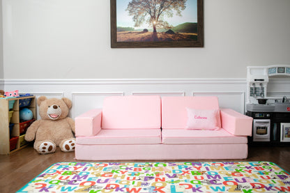 FoamOh! Nooknük Play Couch Pink FoamOh Play Sofa